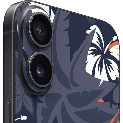 NFL Chicago Bears Tropical Print iPhone 16 Plus Skin